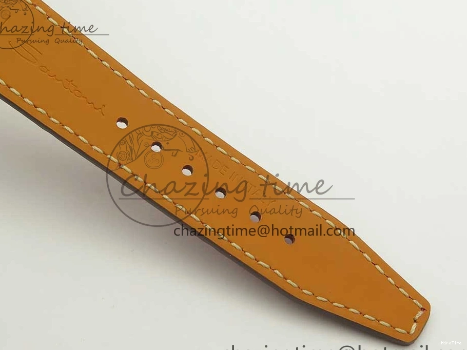 MIROTIME 0319 Portofino IW458101 RG MK 1:1 Best Edition Silver Dial On Red Leather Strap MIYOTA FashionForward 7162